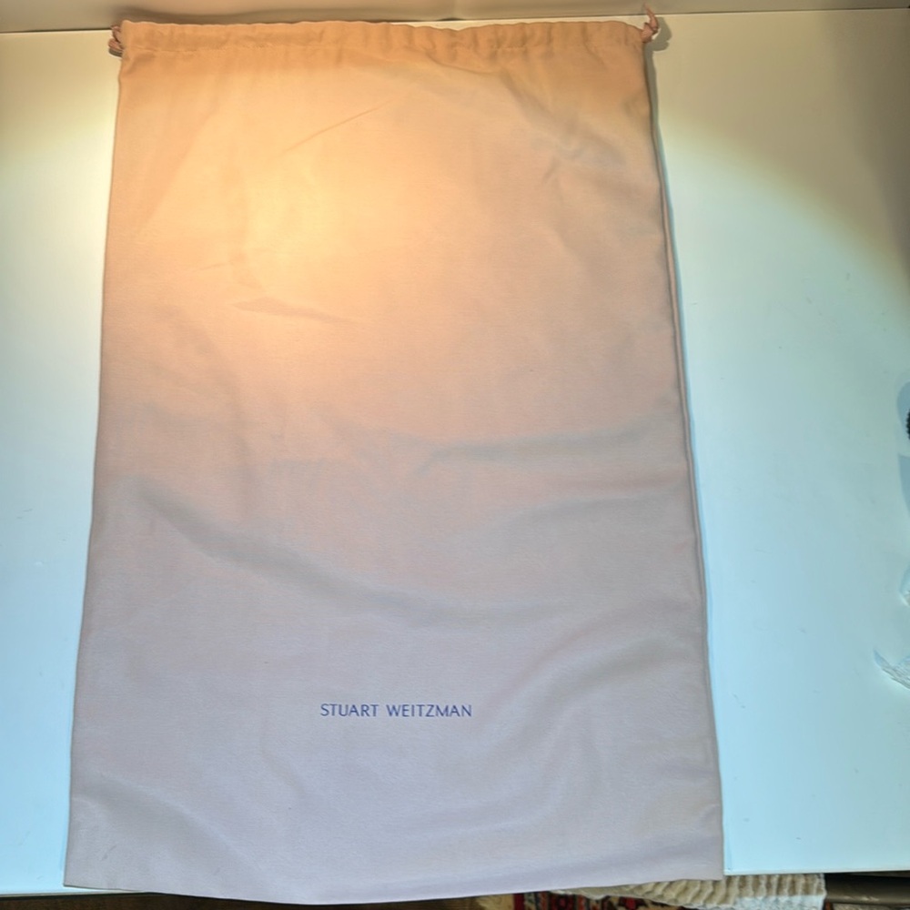 Large Stuart Weitzman Drawstring Dustbag - image 1
